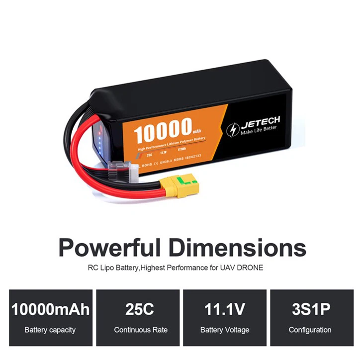 11.1V 10000mAh Lipo Battery (2)